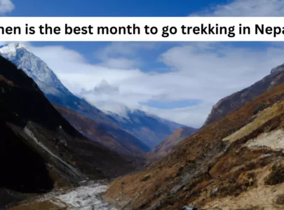 best month to go trekking in Nepal