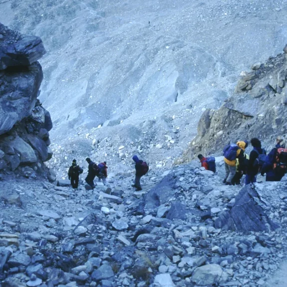 French Pass on the way to Dhaulagiri circuit trek