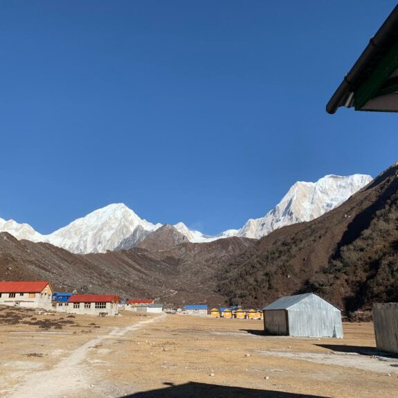 Manaslu Larkya La Pass view near Bhimtang, Himalayas, Nepal
