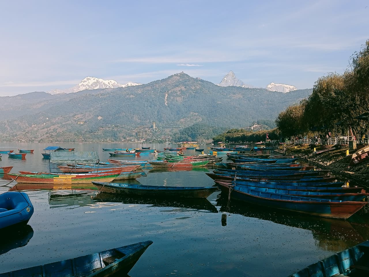 Annapurna Base Camp Trek from Pokhara with Phewa Lake View